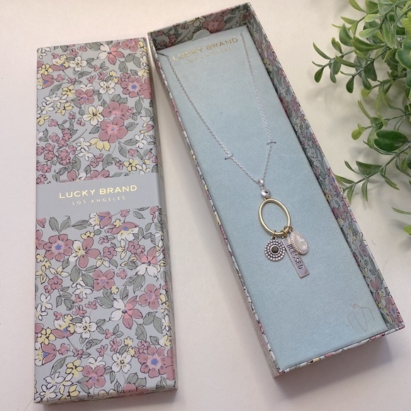 Lucky Brand Blessed necklace NWT 30” chain with 2” extender - Picture 14 of 16